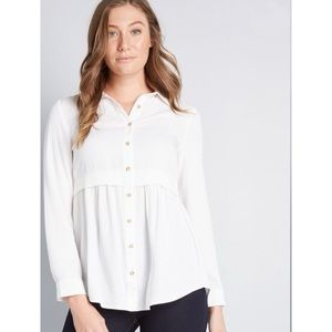 Modcloth Around the Corner Long Sleeve Tunic